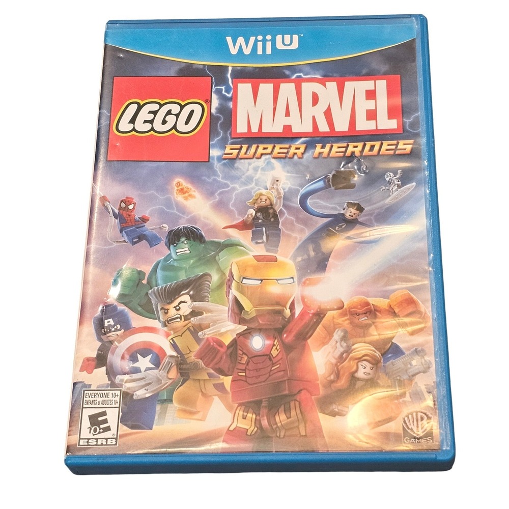 LEGO Marvel Super‎ Heroes Nintendo Wii U Video Game WUP-P-ALME 2013 Action Disc